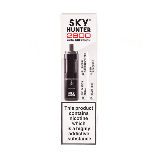 Sky Hunter 2600 Twist Slim Pod Kit in Black
