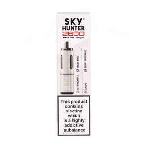 Sky Hunter 2600 Twist Slim Pod Kit in Silver
