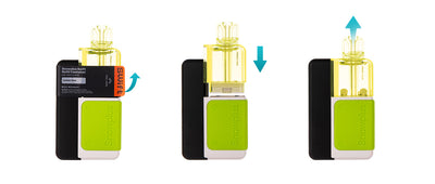 Refillable Taste, Disposable Ease in 3 Easy Steps: