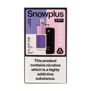 Snowplus Swift Pod Kit | Prefilled Vape with Dual-Mesh Coil Snowplus Swift Pod Kit | Prefilled Vape with Dual-Mesh Coil