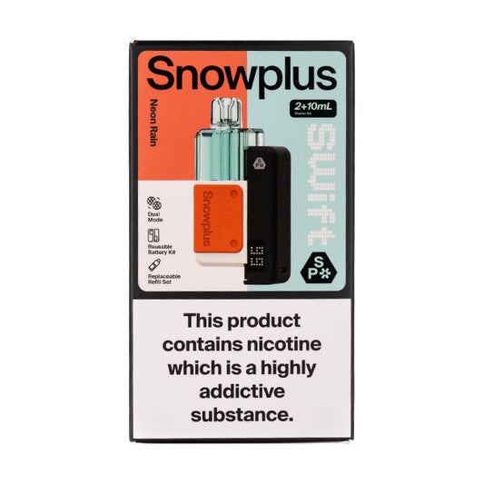 Snowplus Swift Pod Kit | Prefilled Vape with Dual-Mesh Coil Snowplus Swift Pod Kit | Prefilled Vape with Dual-Mesh Coil