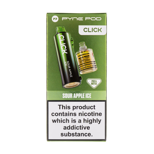 Sour Apple Ice Pyne Pod Click Pod & Bottle