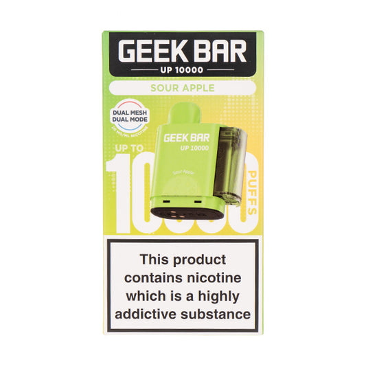 Sour Apple UP 10000 Prefilled Pod + Refill by Geek Bar