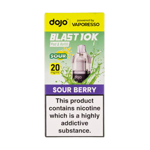 Sour Berry Dojo Blast 10K Prefilled Pod + Refill by Vaporesso