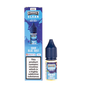 Sour Blue Dust Nic Salt E-Liquid by Seriously Clear