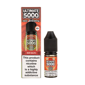Sour Cherry Apple Nic Salt E-Liquid by Ultimate 5000 Bar Salt