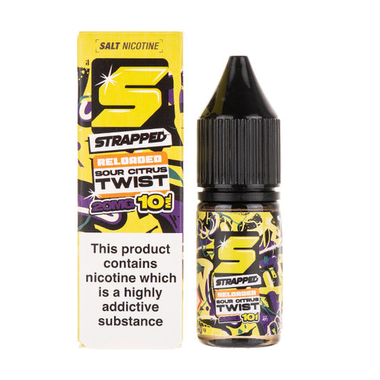 Sour Citrus Twist Nic Salt E-Liquid by Strapped Reloaded