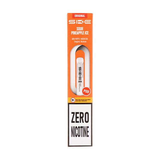 Sour Pineapple Ice Crystal Bar 600 Zero Nicotine Prefilled Pods by SKE