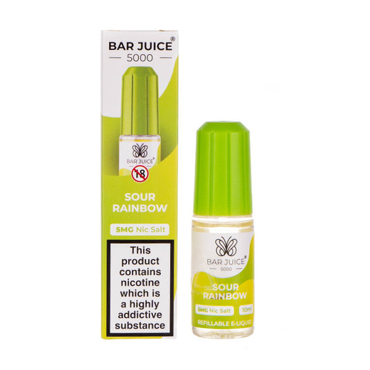 Sour Rainbow Nic Salt E-Liquid by Bar Juice 5000