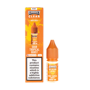 Sour Tropical Burst Nic Salt E-Liquid by Seriously Clear