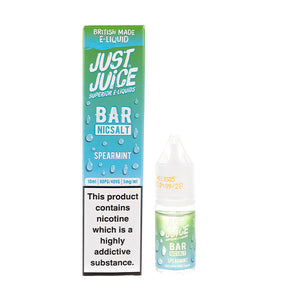 Spearmint Bar Nic Salt E-Liquid by Just Juice
