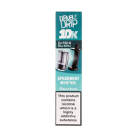 Spearmint Menthol 10k Prefilled Pod + Refill by Double Drip