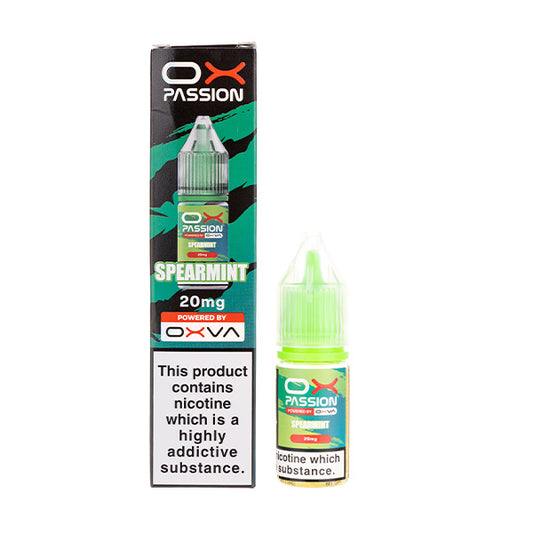 Spearmint Nic Salt E-Liquid by Oxva Ox Passion