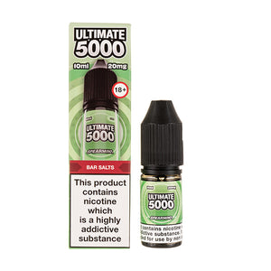 Spearmint Nic Salt E-Liquid by Ultimate 5000 Bar Salt