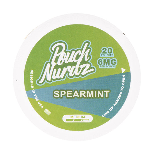 Spearmint Nicotine Pouches by Pouch Nurdz