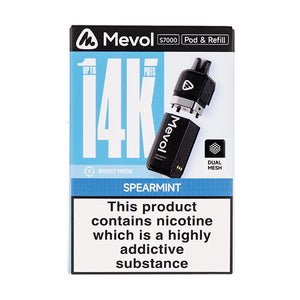 Spearmint S7000 Prefilled Pod + Refill by Mevol