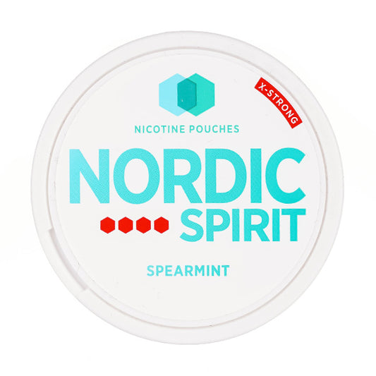 Spearmint Standard Nicotine Pouches by Nordic Spirit X Strong