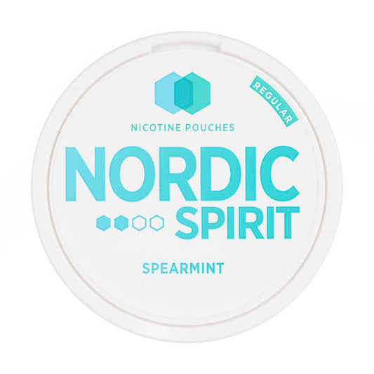 Spearmint Standard Nicotine Pouches by Nordic Spirit Regular