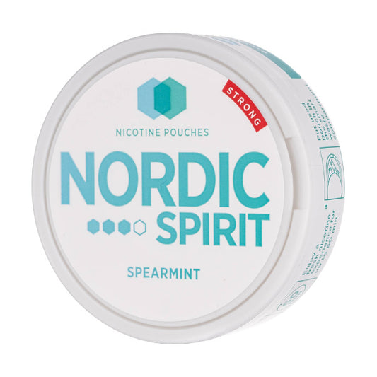 Spearmint Standard Nicotine Pouches by Nordic Spirit Strong