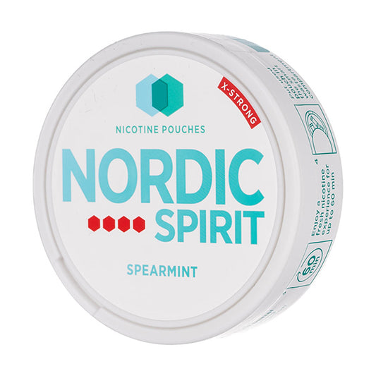 Spearmint Standard Nicotine Pouches by Nordic Spirit X Strong