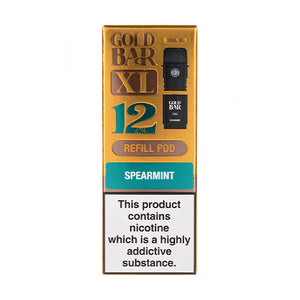 Gold Bar Spearmint XL Pod + Refill | 20mg Nic Salt | Vape Superstore Gold Bar Spearmint XL Pod + Refill | 20mg Nic Salt | Vape Superstore