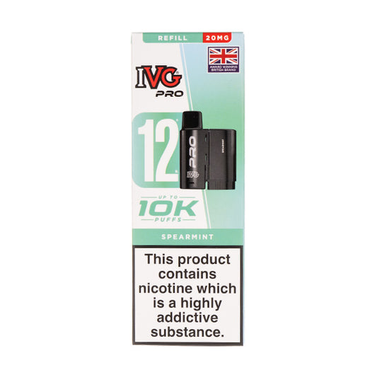 IVG Pro 12 Prefilled Pod Vape Kit (20mg) - Spearmint