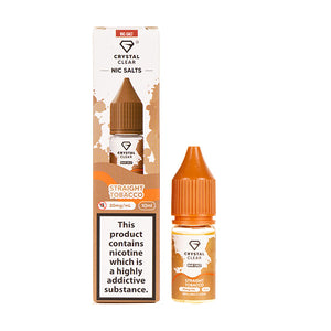 Straight Tobacco Nic Salt E-Liquid by Crystal Clear