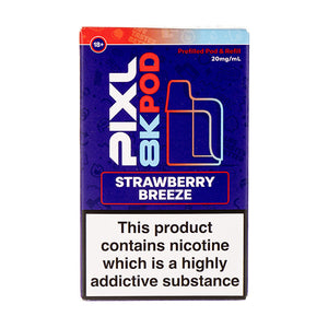 Strawberry Breeze Pixl 8000 Prefilled Pod + Refill Pack