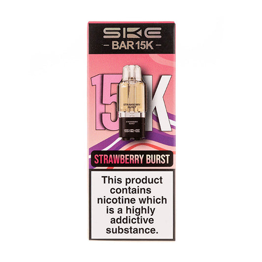 Strawberry Burst Bar 15K Prefilled Pod + Refill by SKE