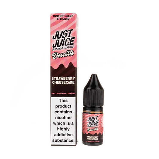 Strawberry Cheesecake Nic Salt E-Liquid by Just Jam Desserts