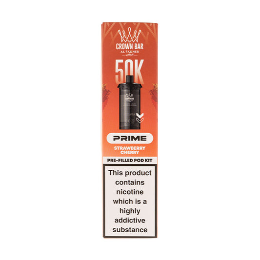 Strawberry Cherry 50K Hypermax Prime Prefilled Pod + Refill by Al Fakher