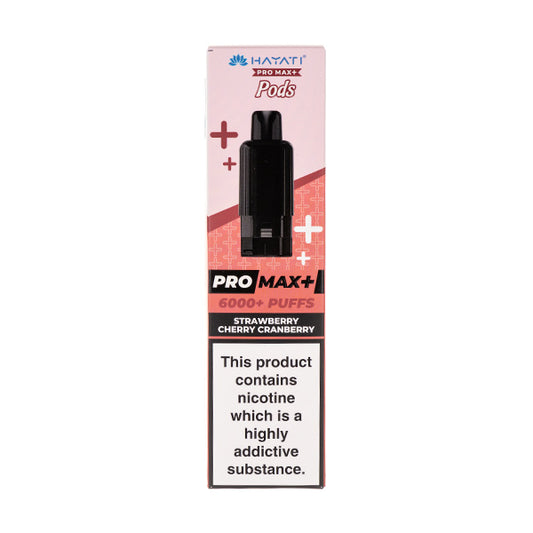 Strawberry Cherry Cranberry Pro Max Prefilled Pod + Refill by Hayati