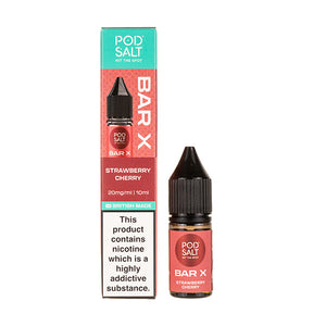 Strawberry Cherry Nic Salt E-Liquid by Pod Salt Bar X