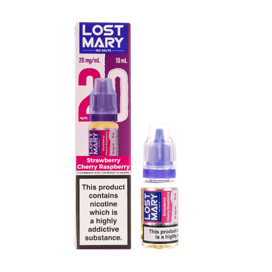 Strawberry Cherry Raspberry Nic Salt E-Liquid by Lost Mary