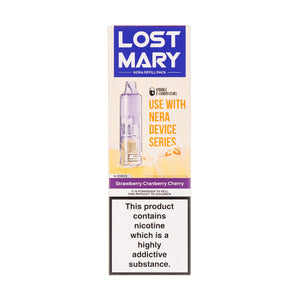 Strawberry Cranberry Cherry Nera 15k Prefilled Pod + Refill by Lost Mary