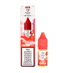 Strawberry Dream Nic Salt E-Liquid by Crystal Clear