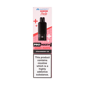 Strawberry GB Pro Max Plus Prefilled Pod + Refill by Hayati