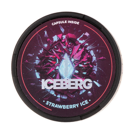 Strawberry Ice Nicotine Capsule Pouches by Iceberg
