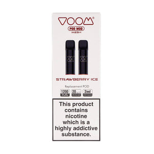 Strawberry Ice Prefilled Pods by Voom
