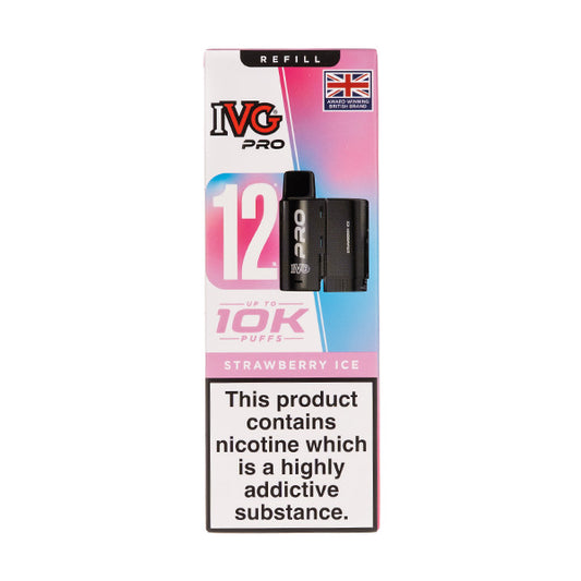 Strawberry Ice Pro 12 Prefilled Pod + Refill by IVG