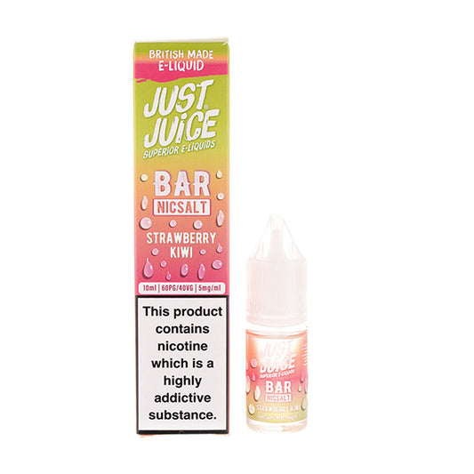 Strawberry Kiwi Bar Nic Salt E-Liquid by Just Juice