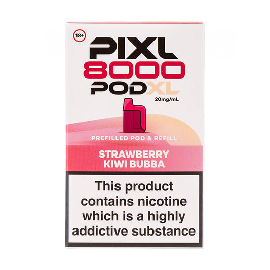 Strawberry Kiwi Bubba Pixl 8000 Prefilled Pod + Refill by Pixl