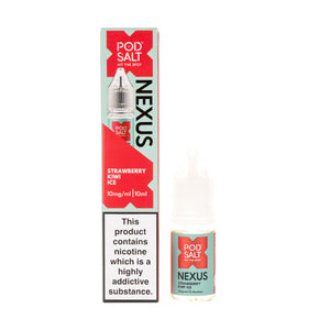 Strawberry Kiwi Ice Nic Salt E-Liquid by Pod Salt Nexus