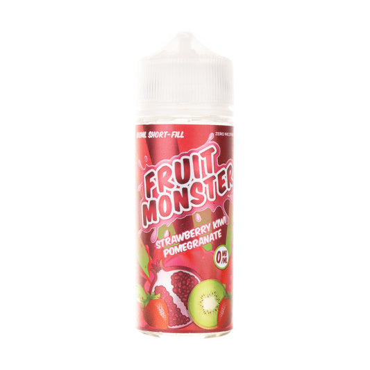 Strawberry Kiwi Pomegranate 100ml Shortfill E-Liquid by Fruit Monster