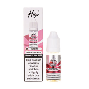 Strawberry Lemon & Lime Crystal Nic Salt E-liquid By Higo
