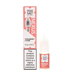 Strawberry Lychee Nic Salt E-Liquid by Pod Salt Nexus