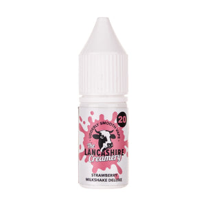 Strawberry Milkshake Deluxe Nix Salt by Lancashire Creamy in 10ml bottle