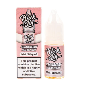 Strawberry Milkshake Nic Salt E-Liquid by Wick Liq Bar Juice