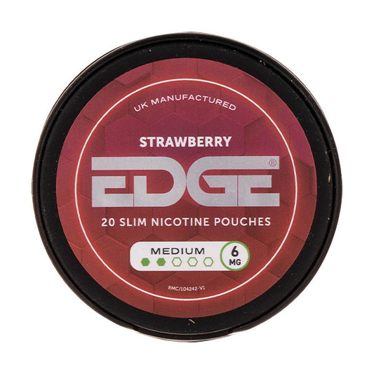 Strawberry Nicotine Pouches by EDGE in 6mg
