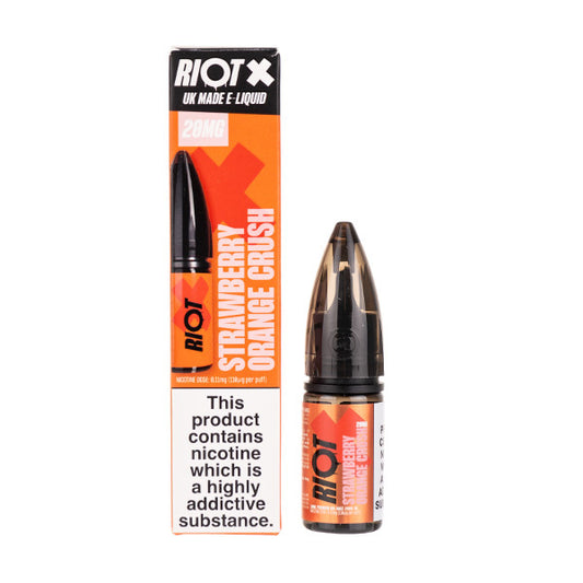 Strawberry Orange Crush Nic Salt E-Liquid by Riot Squad X